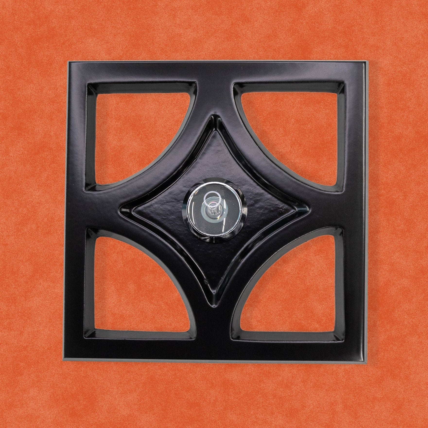 Breeze Block Door Peephole Viewer