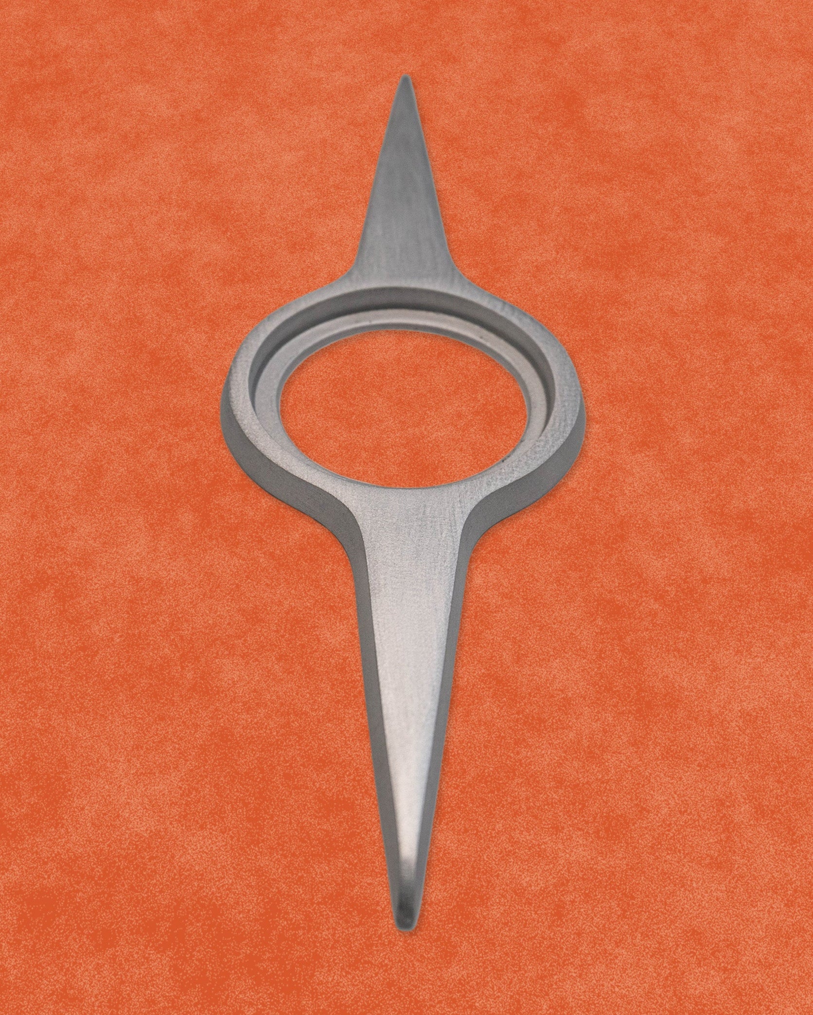 "Zenith" Midcentury Atomic Doorknob Escutcheon Backplate