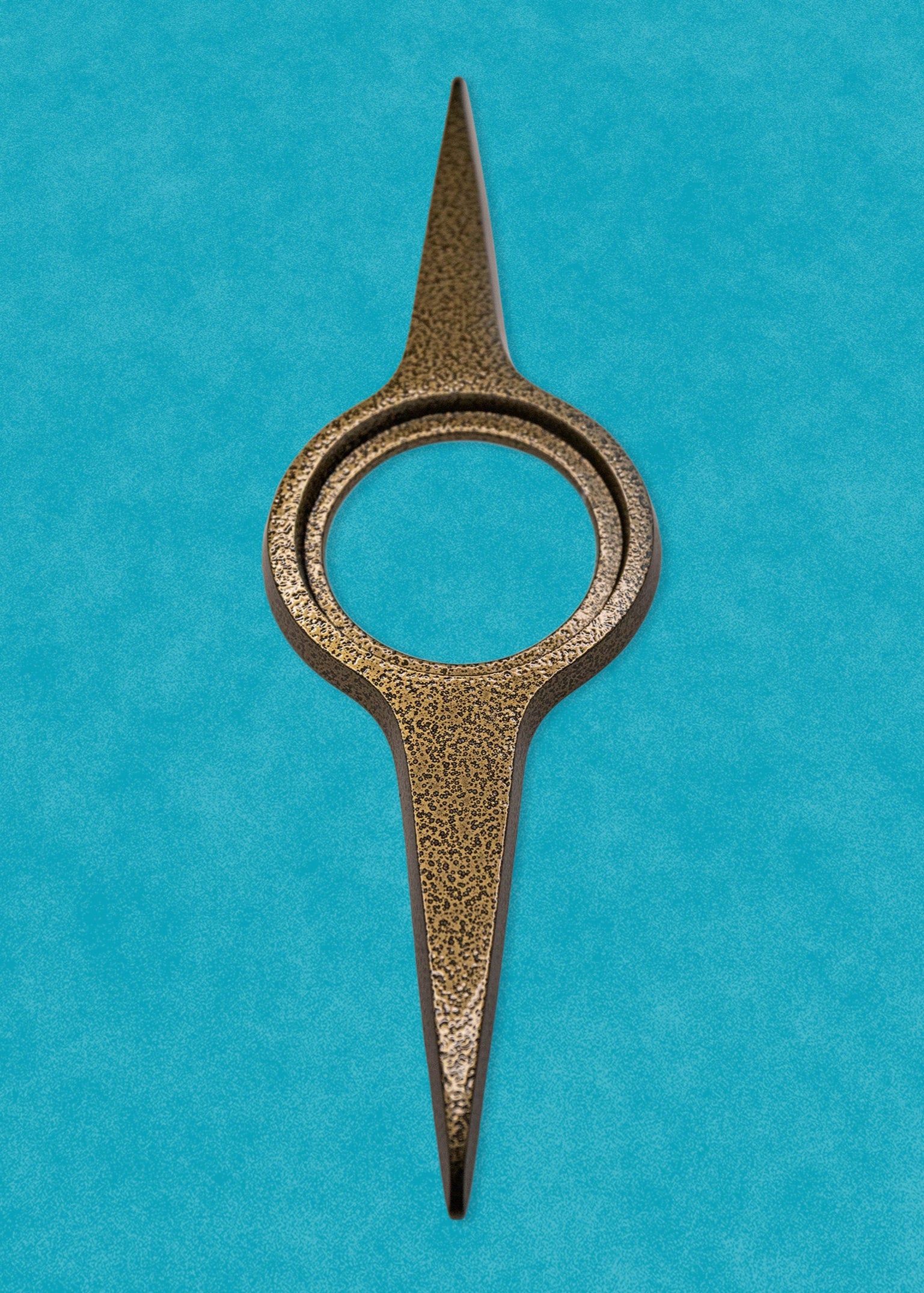 "Zenith" Midcentury Atomic Doorknob Escutcheon Backplate