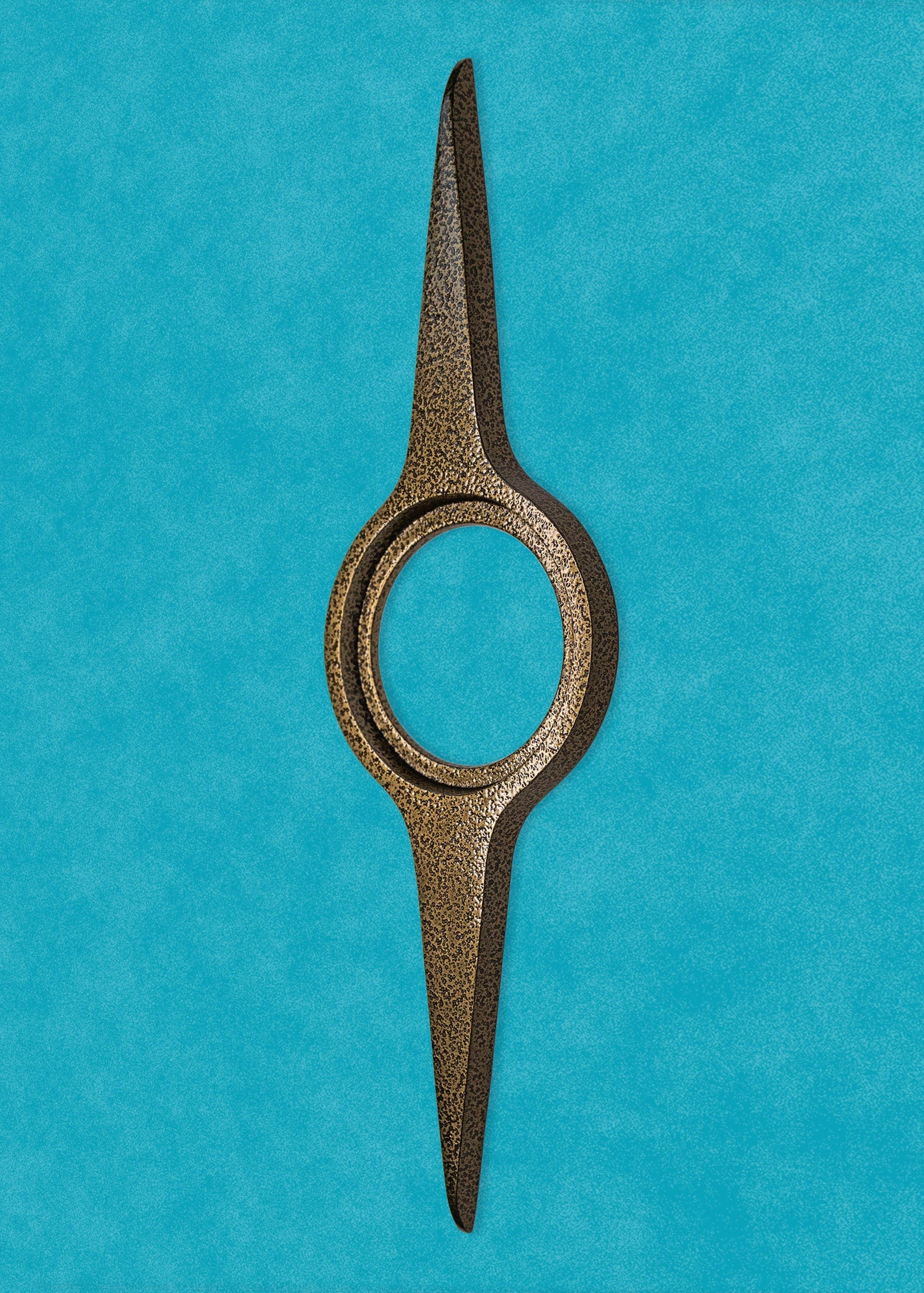 "Zenith" Midcentury Atomic Doorknob Escutcheon Backplate