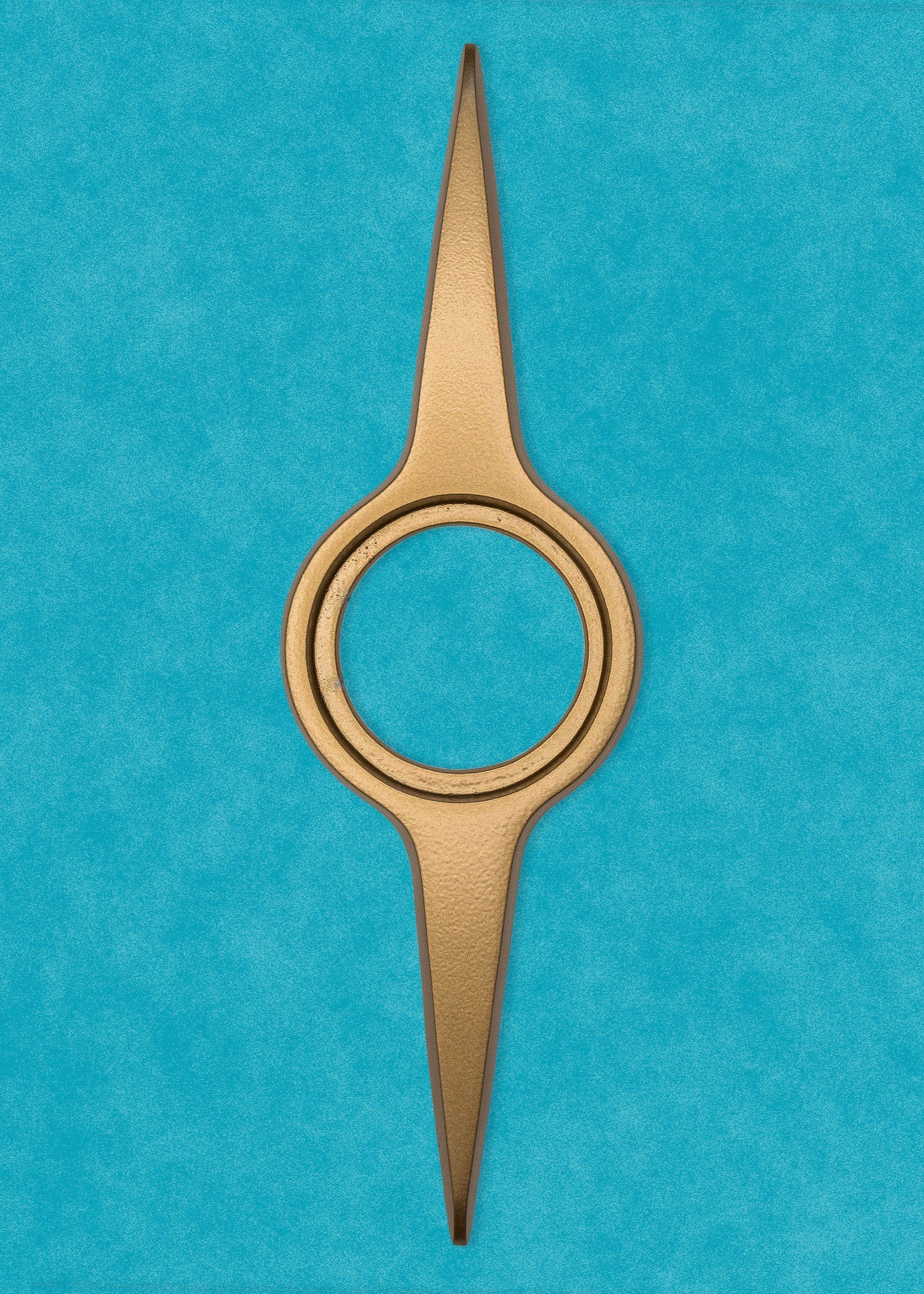 "Zenith" Midcentury Atomic Doorknob Escutcheon Backplate