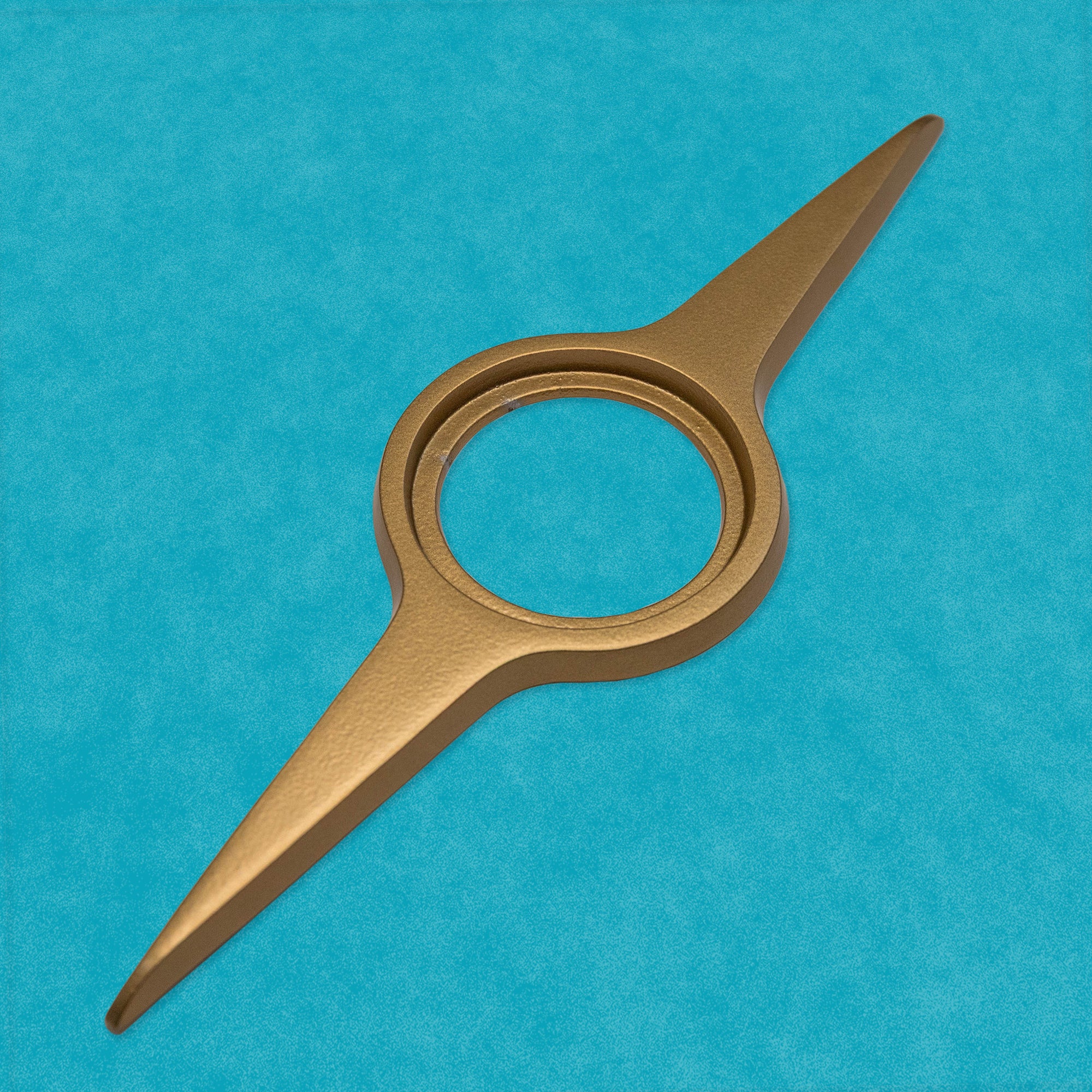 "Zenith" Midcentury Atomic Doorknob Escutcheon Backplate