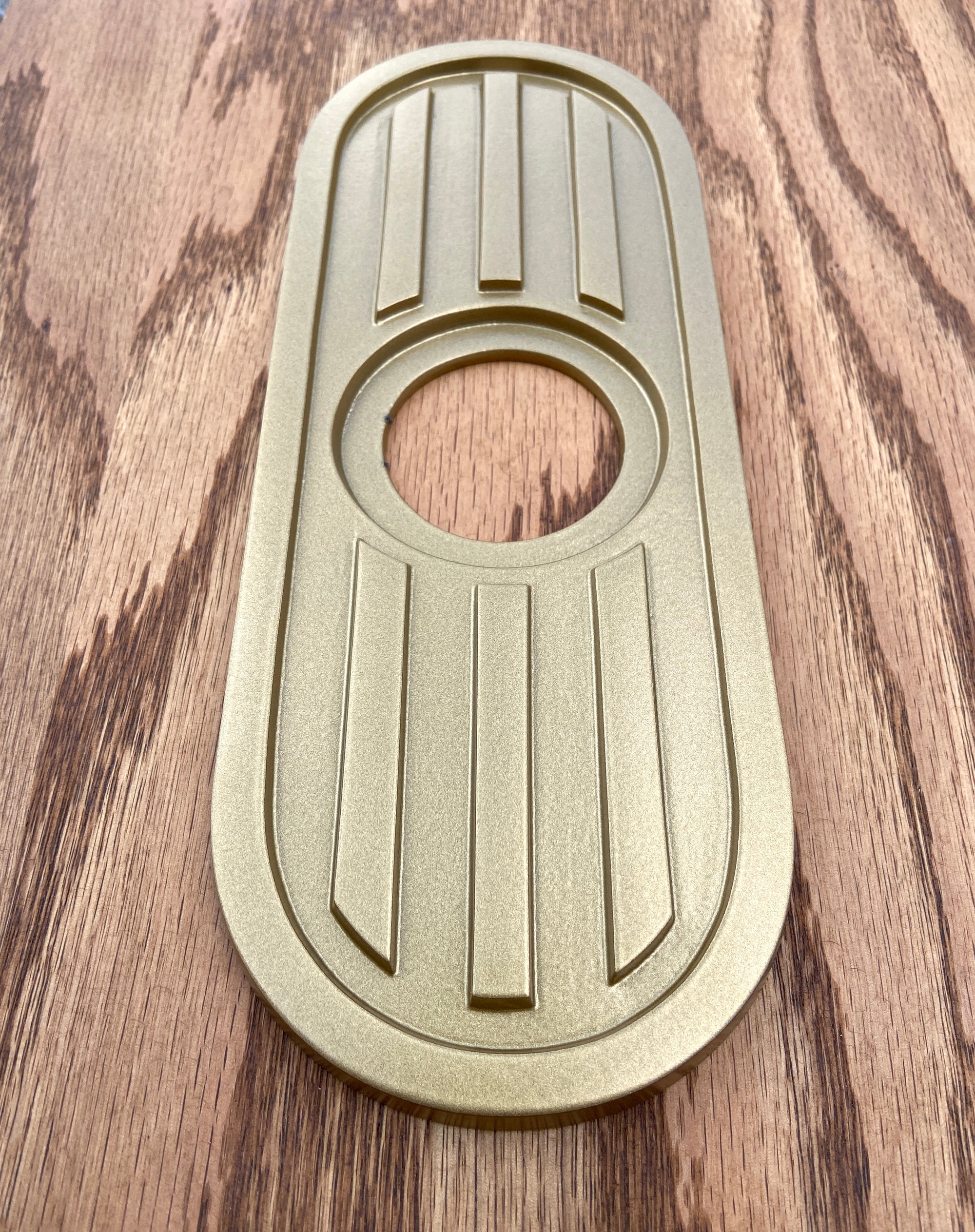 Atlas Streamline Modern Art Deco Doorknob Escutcheon