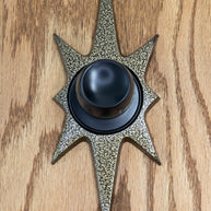 Atomic Starburst Doorknob Escutcheon 10