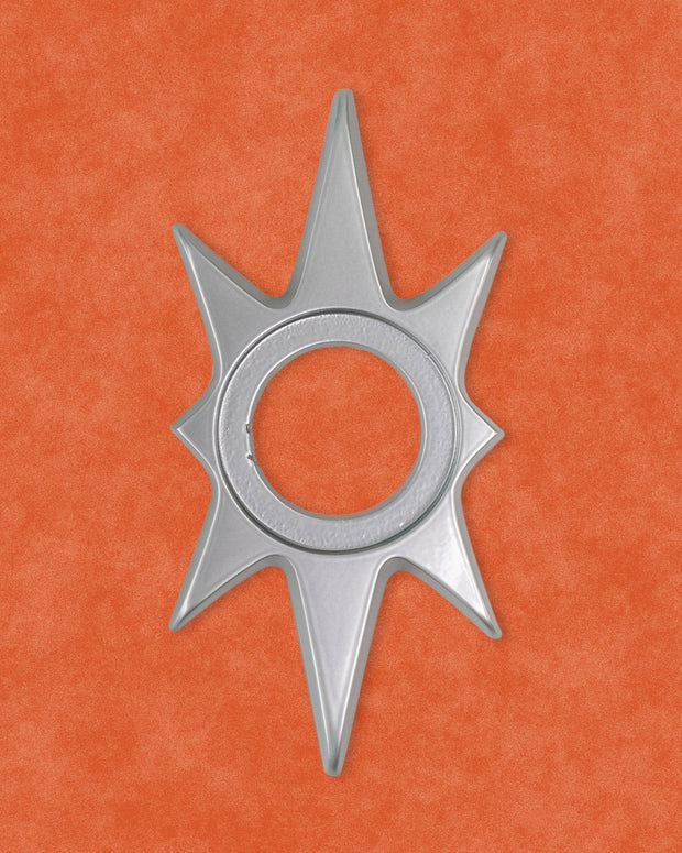 8" Starburst Doorknob Escutcheon