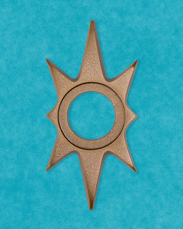 8" Starburst Doorknob Escutcheon