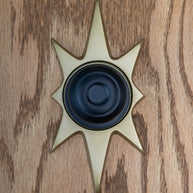 Atomic Starburst Doorknob Escutcheon 8