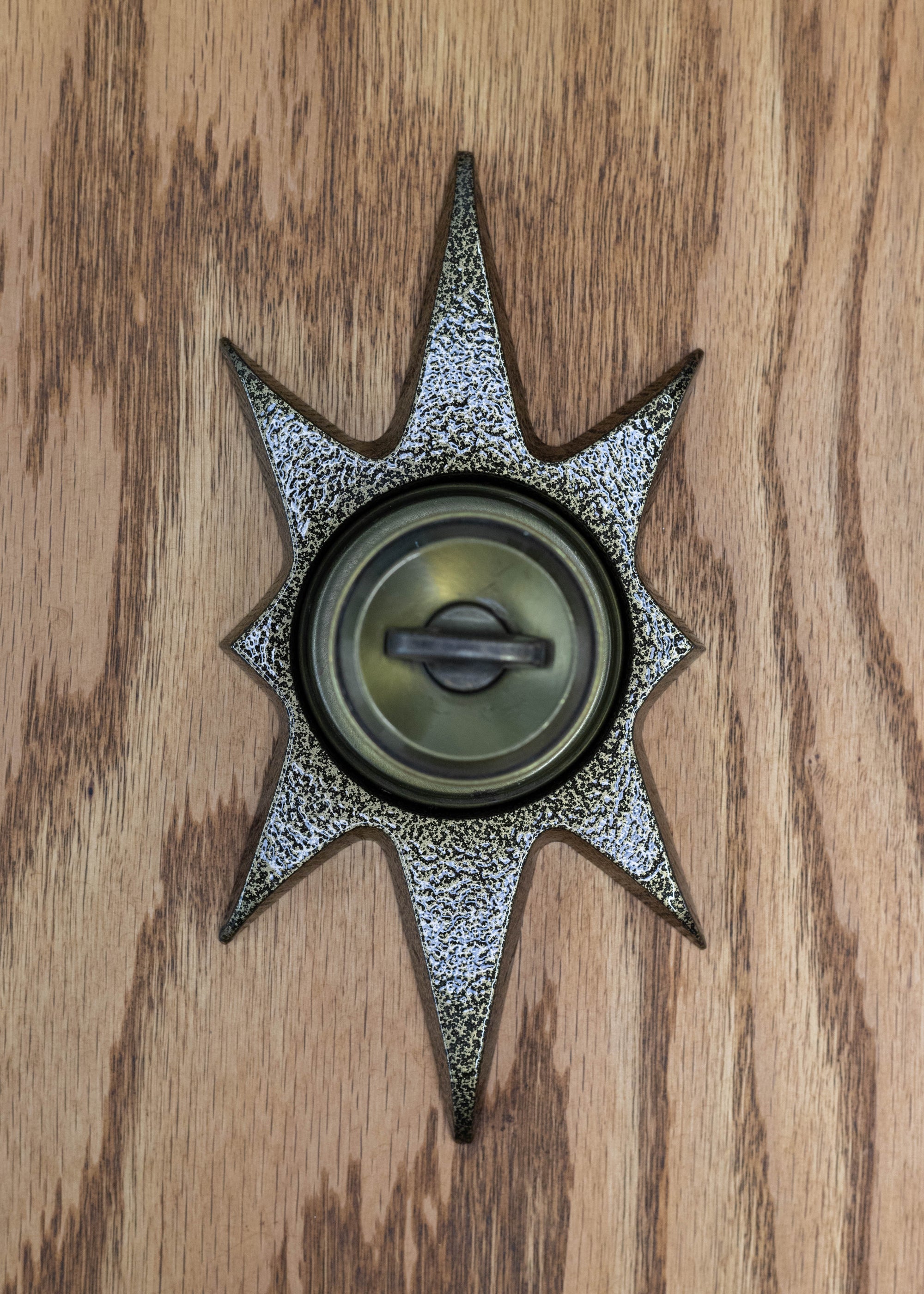 8" Starburst Doorknob Escutcheon