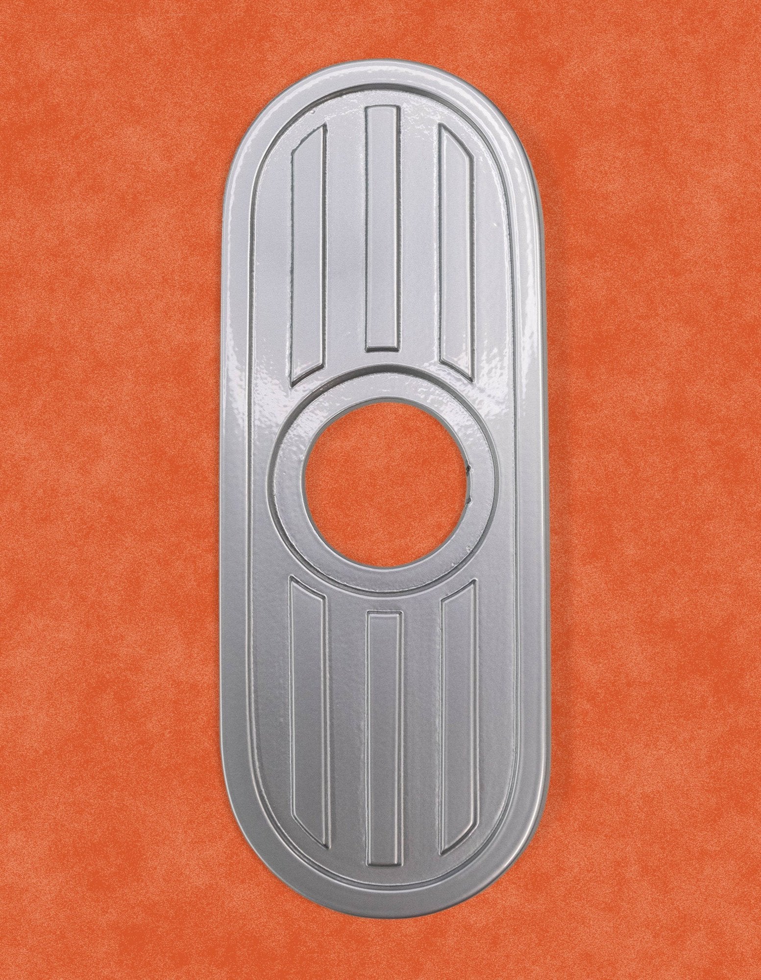 Atlas Streamline Modern Art Deco Doorknob Escutcheon