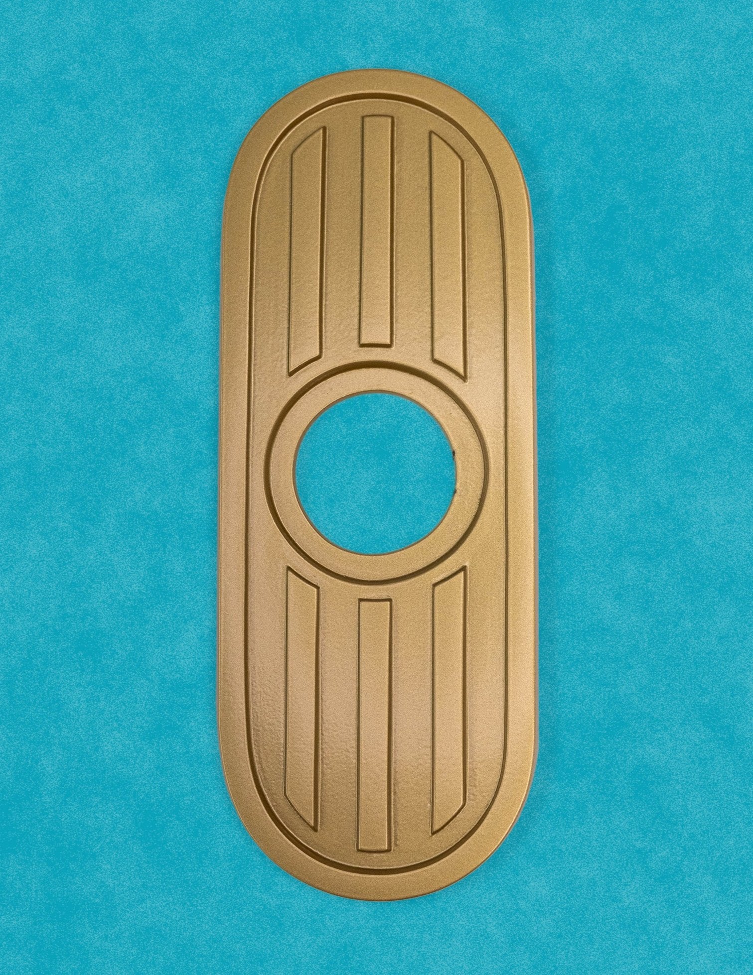 Atlas Streamline Modern Art Deco Doorknob Escutcheon