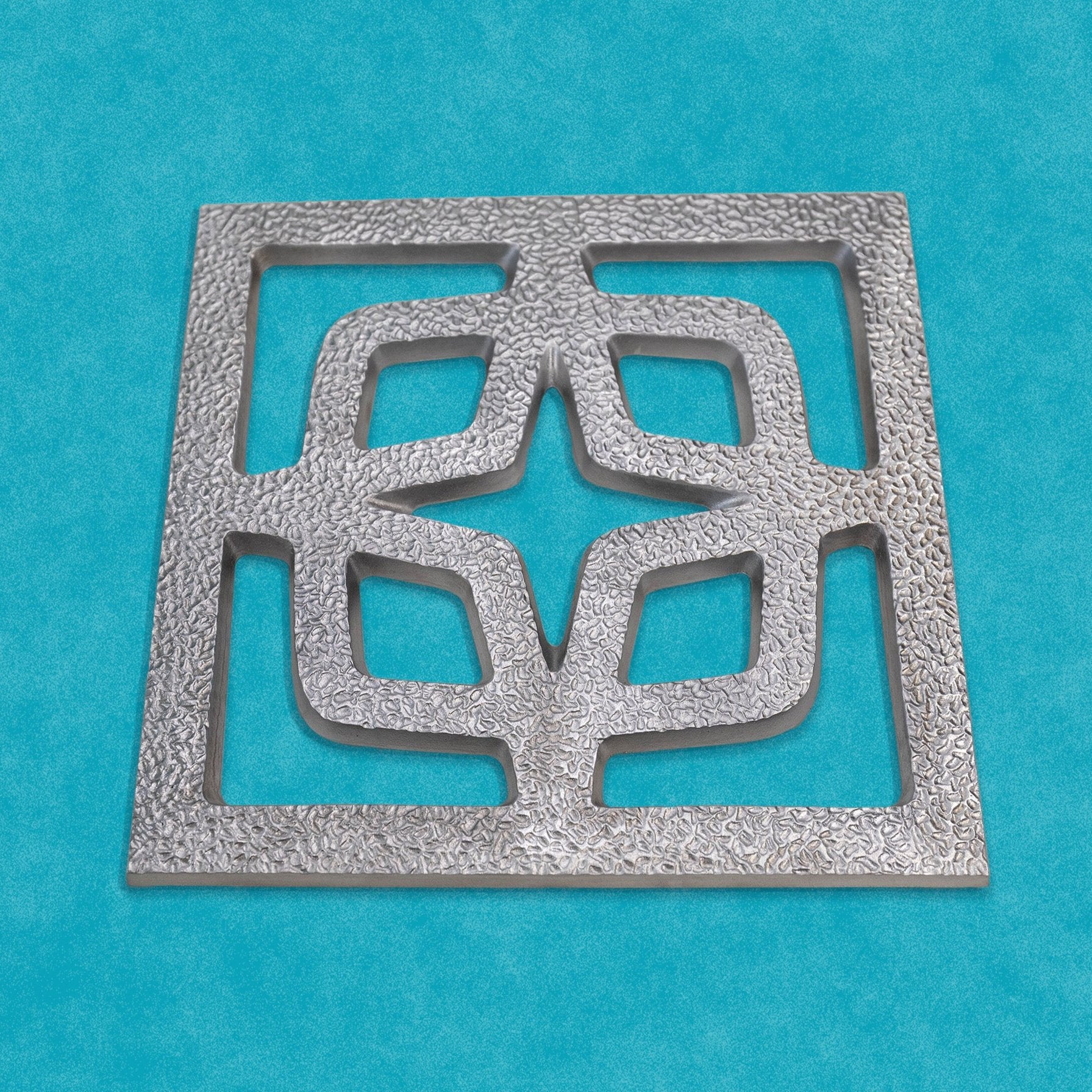 Breeze Block Aluminum Trivet