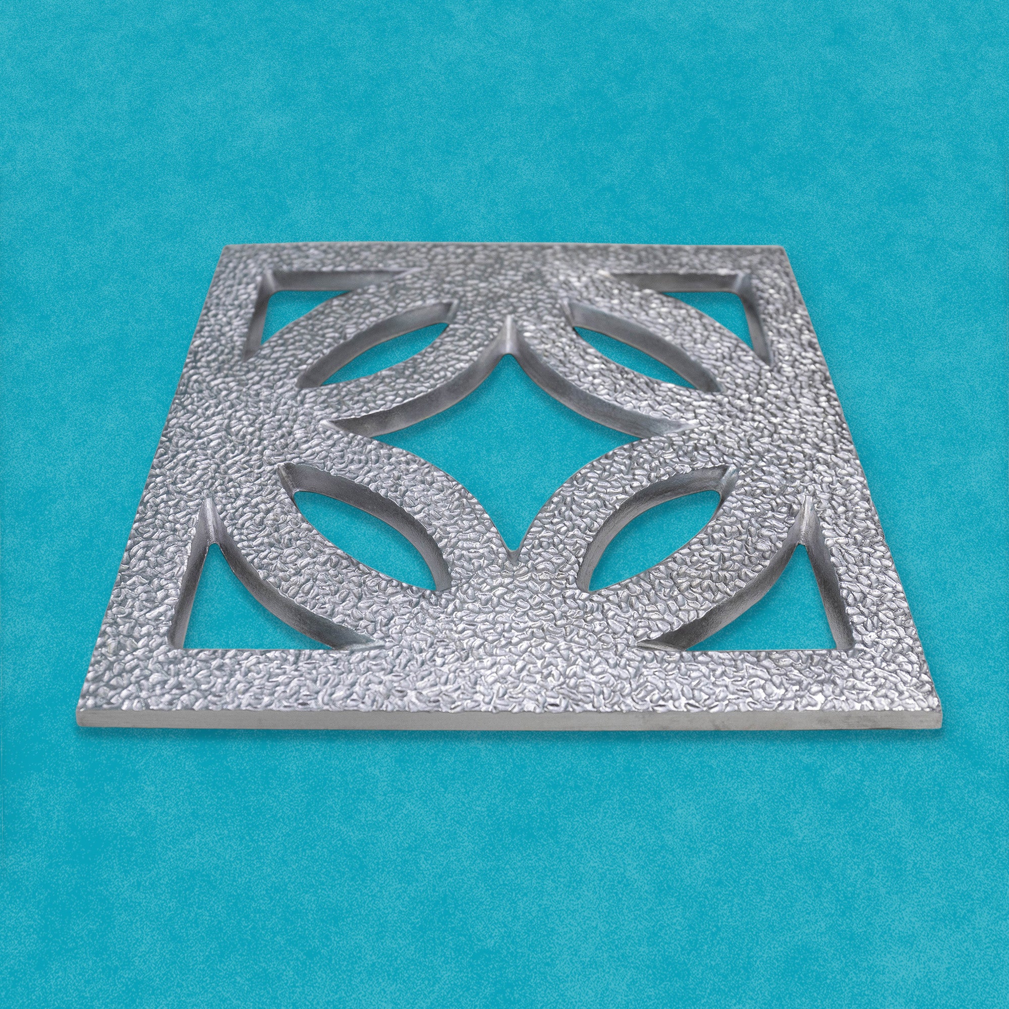 Breeze Block Aluminum Trivet