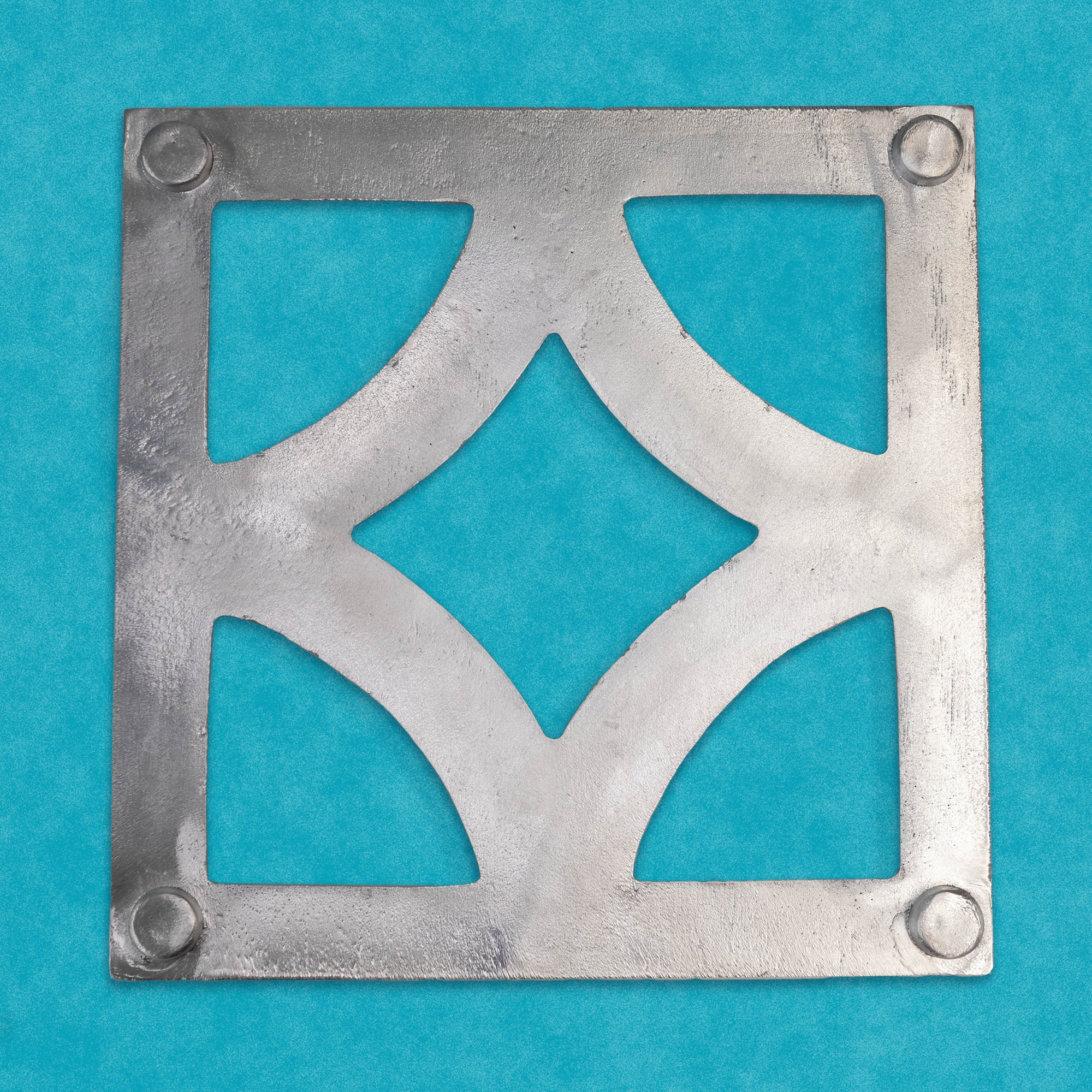 Breeze Block Aluminum Trivet