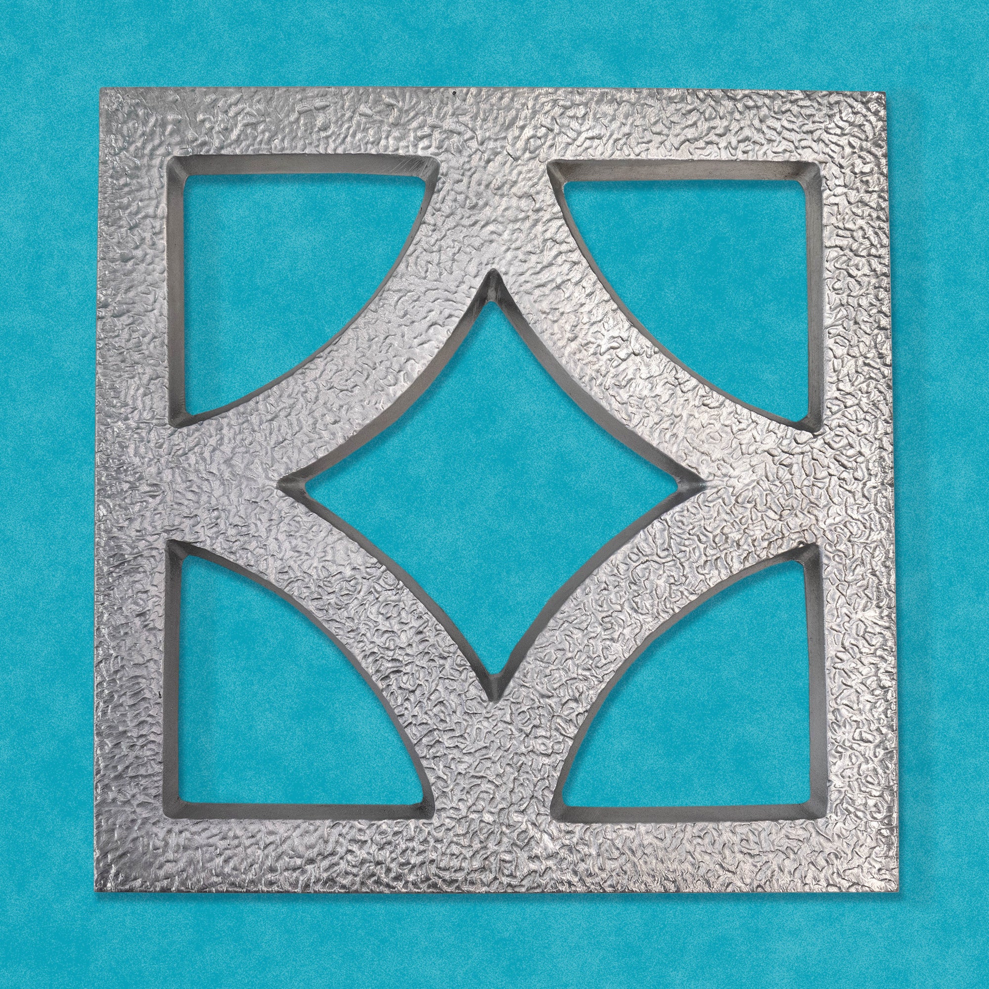 Breeze Block Aluminum Trivet