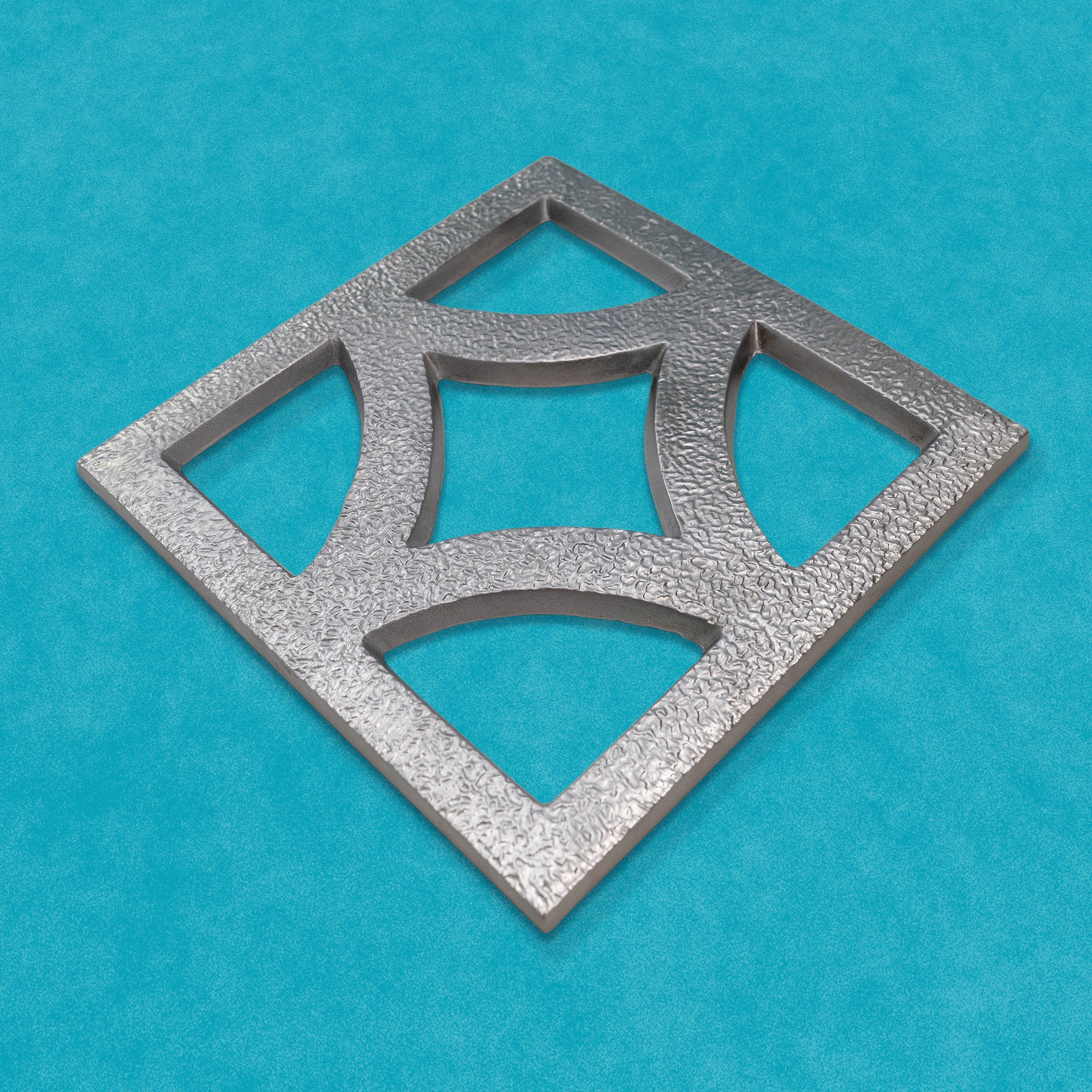 Breeze Block Aluminum Trivet