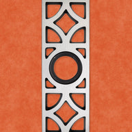 Breeze Block Doorknob Escutcheon