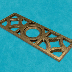 Breeze Block Doorknob Escutcheon