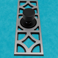 Breeze Block Doorknob Escutcheon