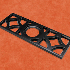Breeze Block Doorknob Escutcheon