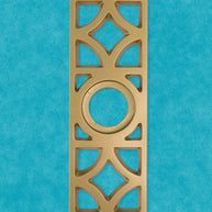 Breeze Block Doorknob Escutcheon