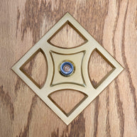 Breeze Block Door Peephole Viewer