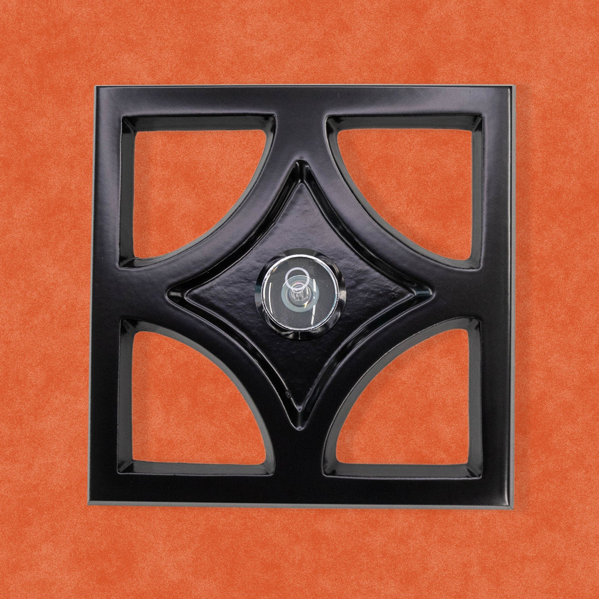 Breeze Block Door Peephole Viewer