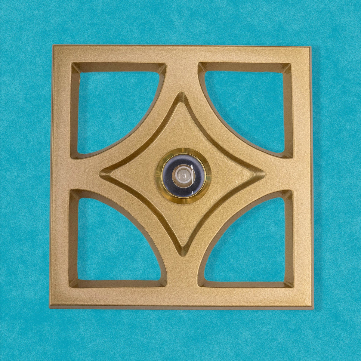 Breeze Block Door Peephole Viewer