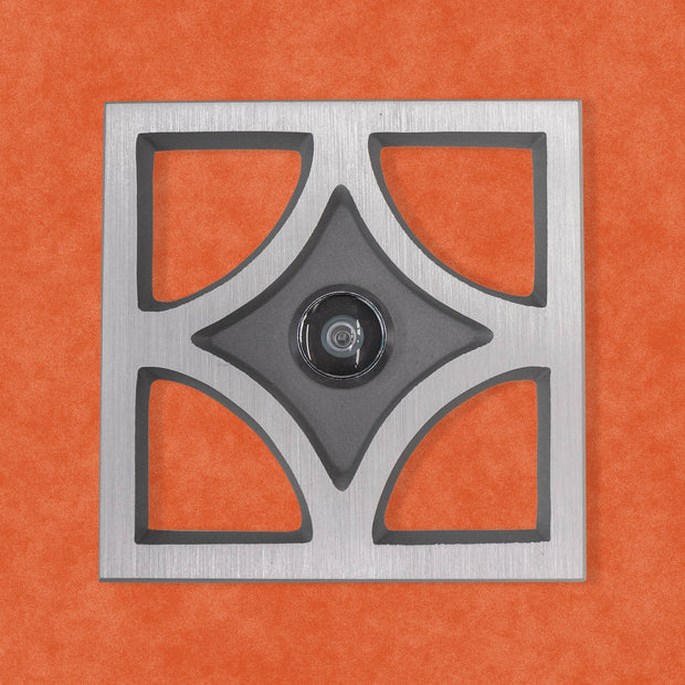 Breeze Block Door Peephole Viewer