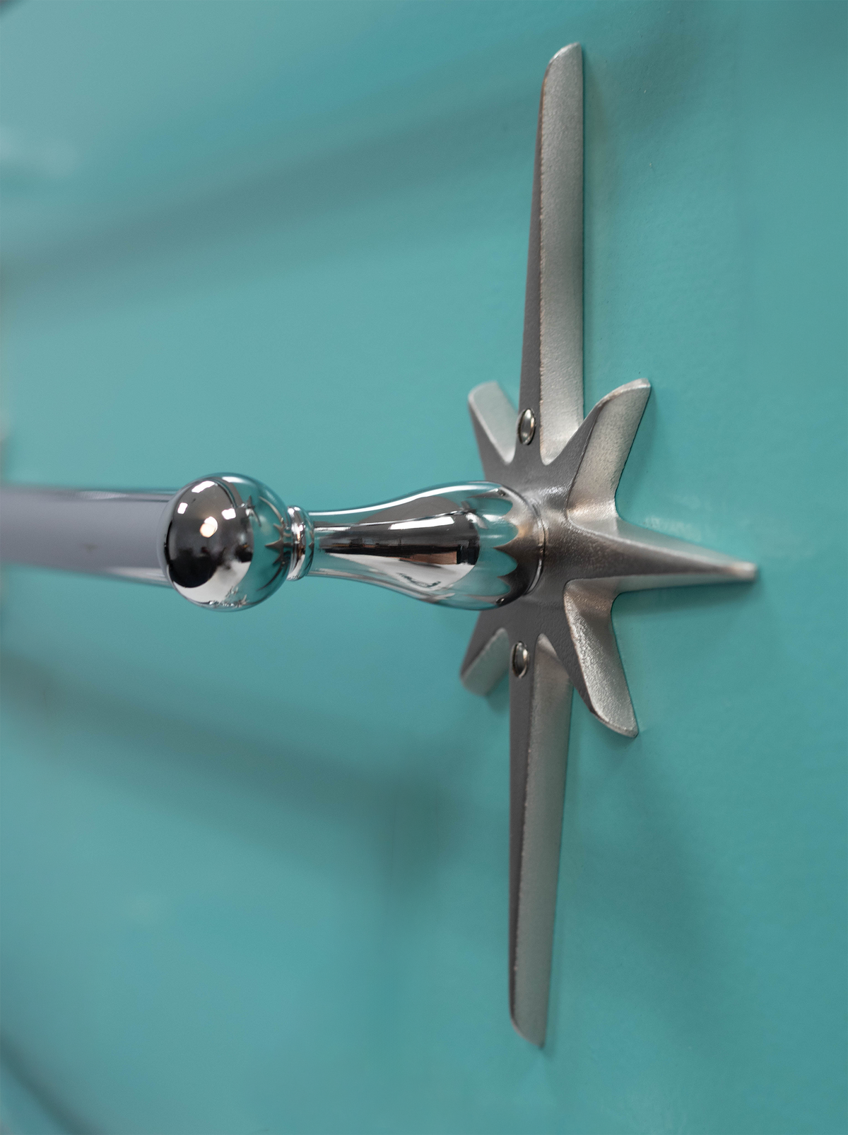 Atomic Starburst Towel Bar | Mid-Century Modern Bathroom Hardware