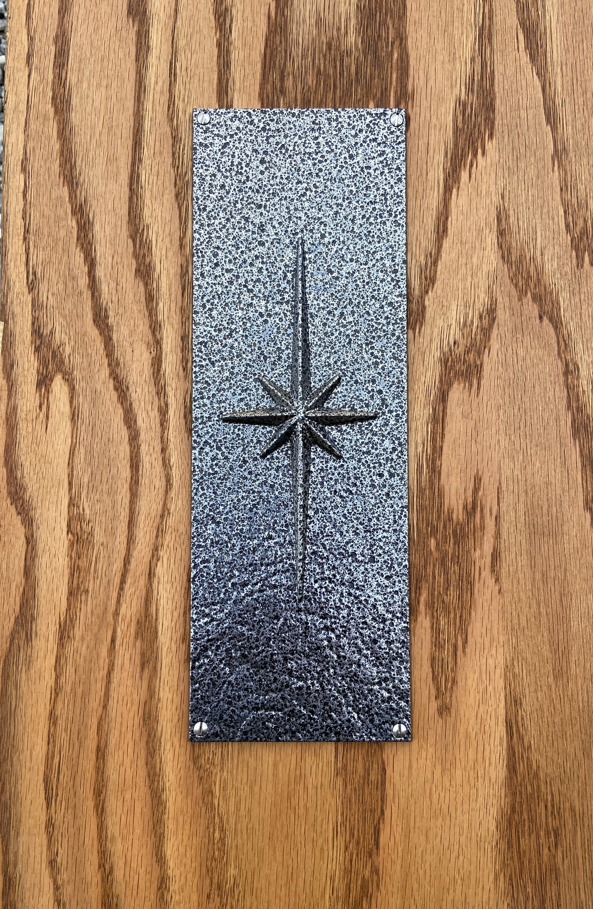 Starburst Door Push Plate