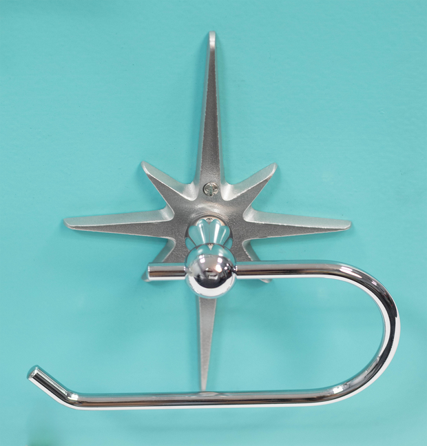Atomic Starburst European Toilet Paper Holder