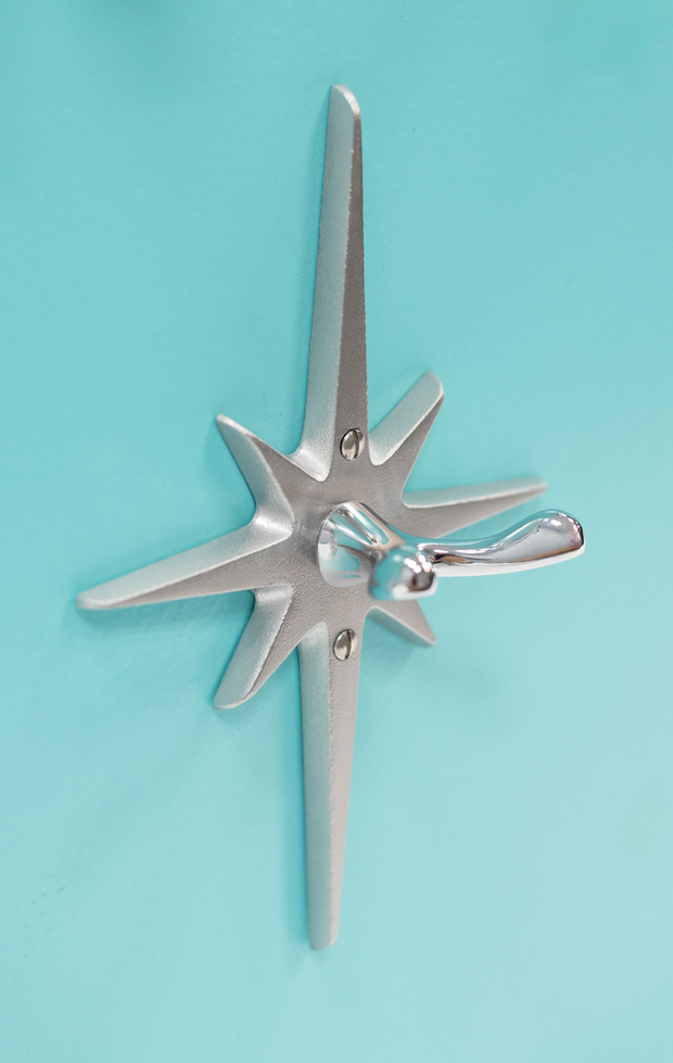 Atomic Starburst Robe Hook