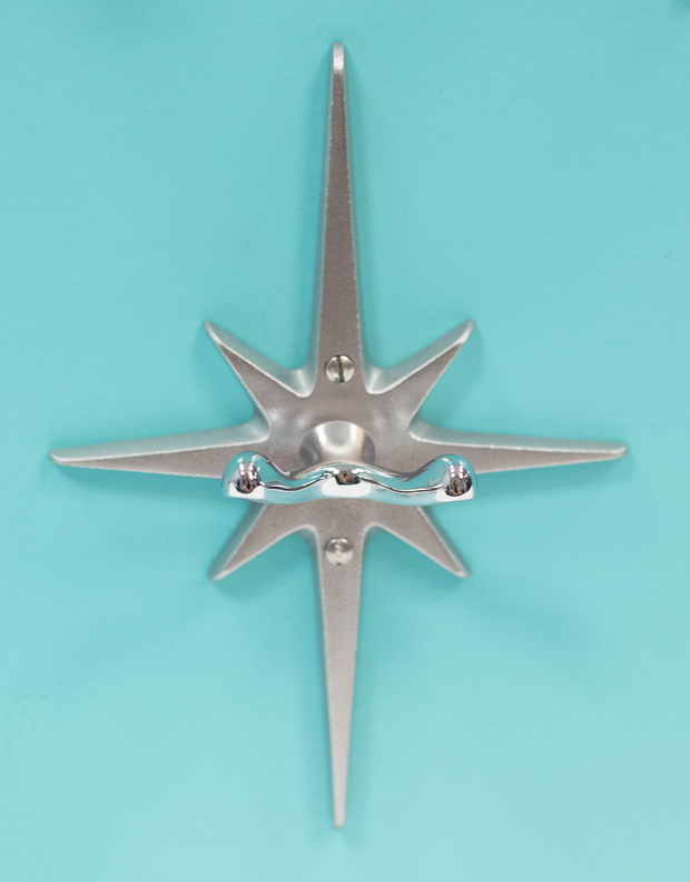 Atomic Starburst Robe Hook