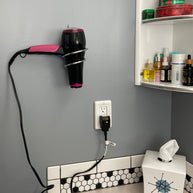 Atomic Starburst Hair Dryer Holder
