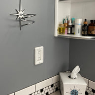 Atomic Starburst Hair Dryer Holder