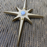 Large Atomic Starburst Doorbell Button
