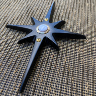 Large Atomic Starburst Doorbell Button