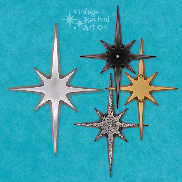 Medium Atomic Starburst 7.5” x 5.25”