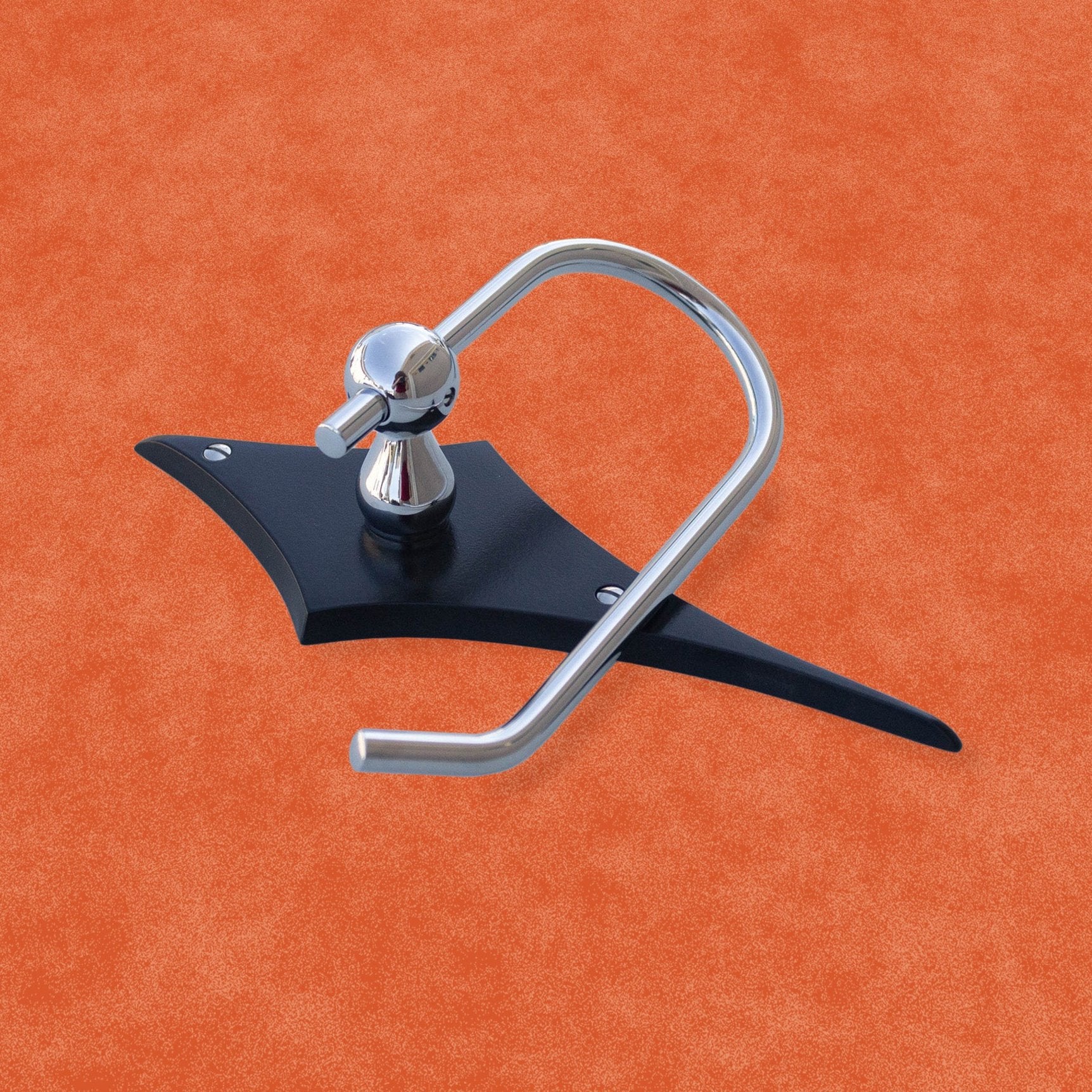 fishing rod toilet paper holder Comet Midcentury Toilet Paper Holder