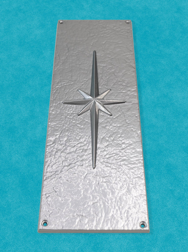 Starburst Door Push Plate