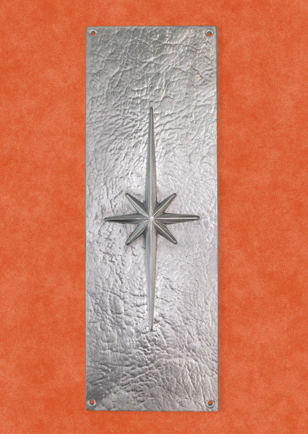 Starburst Door Push Plate
