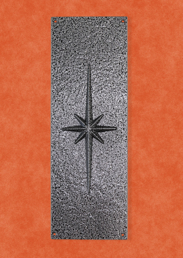 Starburst Door Push Plate