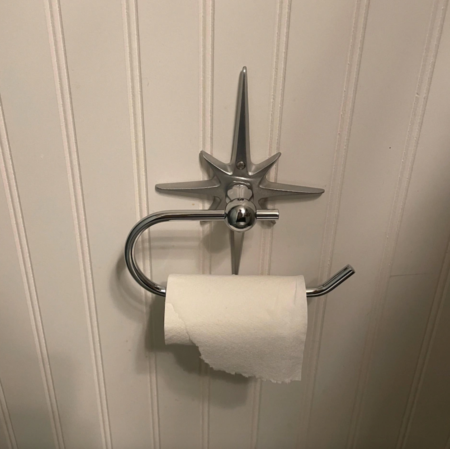 Atomic Starburst European Style Toilet Paper Holder