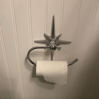 Atomic Starburst European Toilet Paper Holder