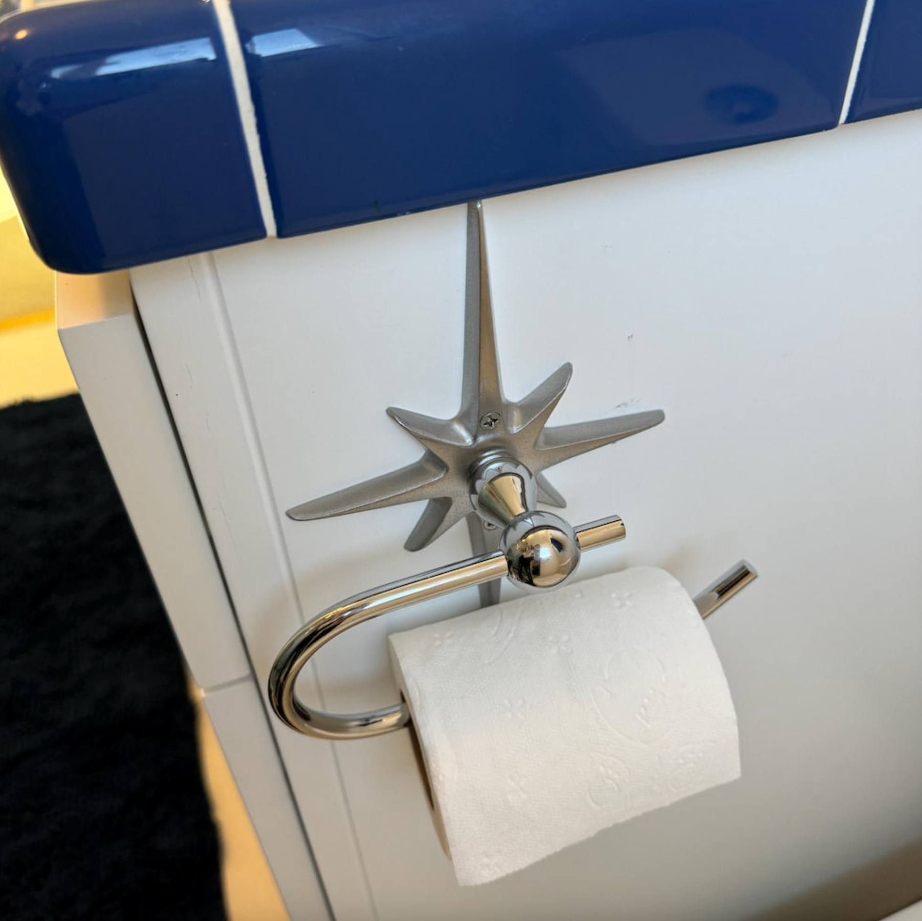 Atomic Starburst European Style Toilet Paper Holder