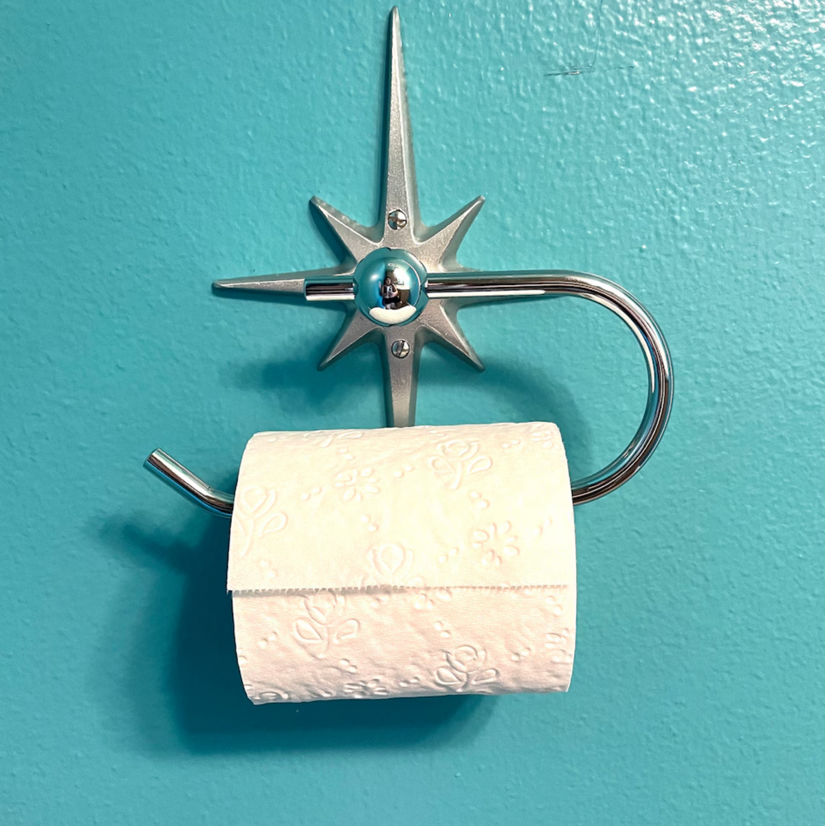 Atomic Starburst European Toilet Paper Holder