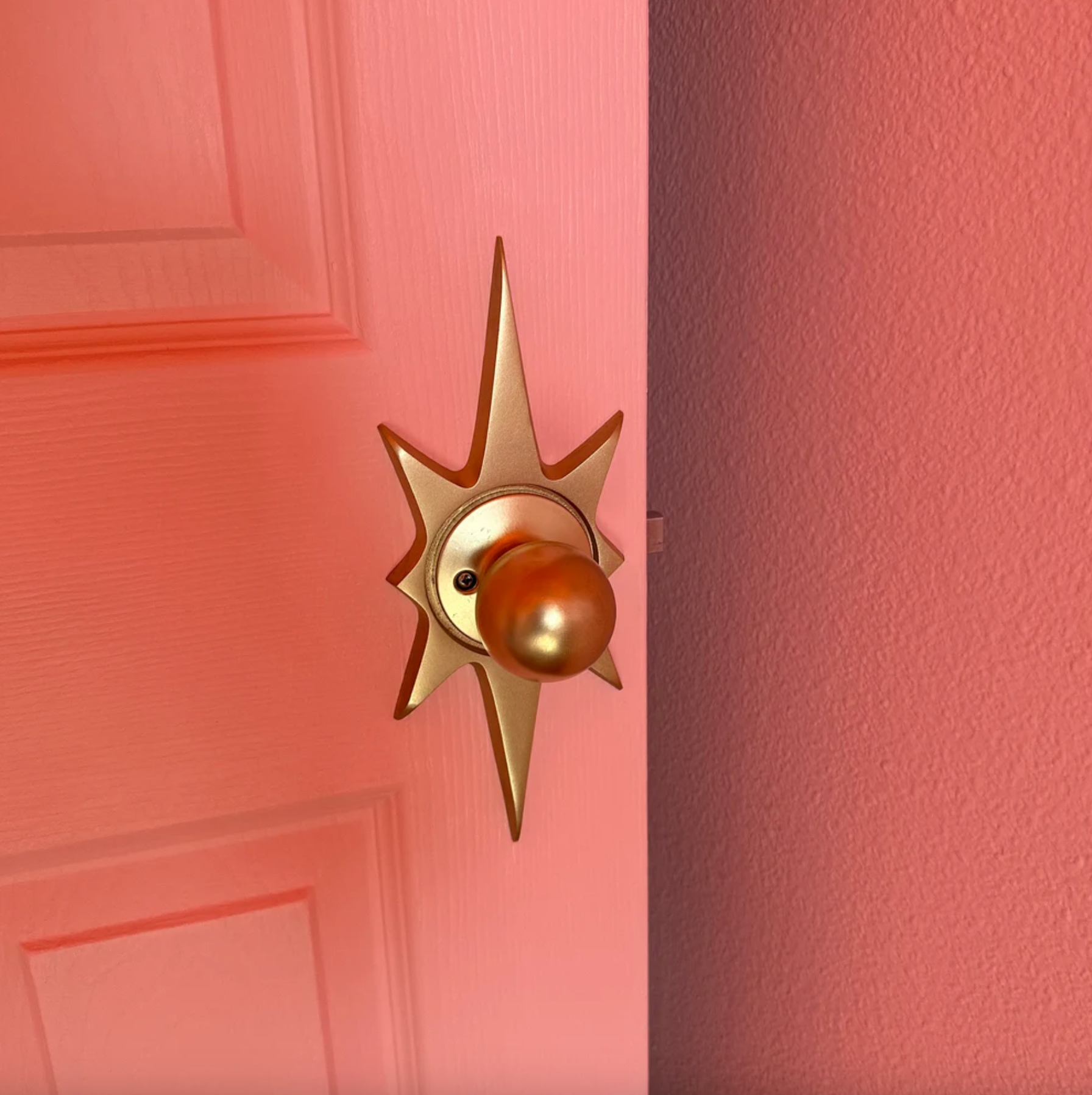 10" Starburst Doorknob Escutcheon