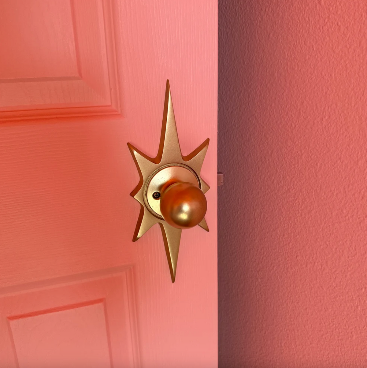 Atomic Starburst Doorknob Escutcheon 10