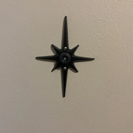 Atomic Starburst Doorstop — Midnight Star Edition