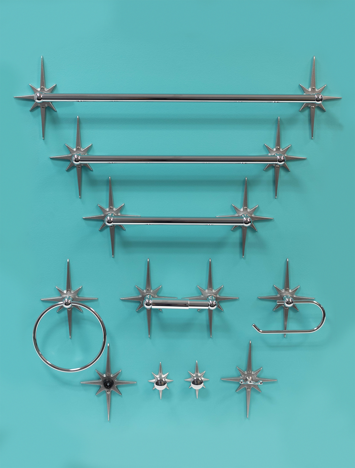 Atomic Starburst Towel Bar